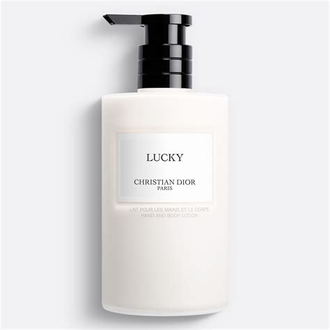 lucky christian dior moisturizer|Lucky: scented hydrating lotion for the hands and the body .